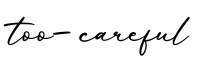 单词too-careful书写