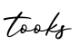 单词tooks书写