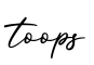 单词toops书写
