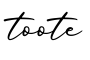 单词toote书写