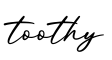 单词toothy书写