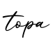 单词topa书写