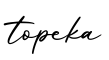 单词topeka书写