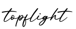 单词topflight书写