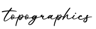 单词topographics书写