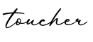 单词toucher书写