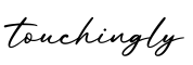 单词touchingly书写