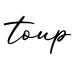 单词toup书写