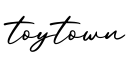 单词toytown书写