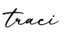 单词traci书写