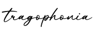 单词tragophonia书写