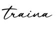 单词traina书写