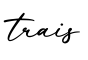 单词trais书写