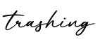 单词trashing书写