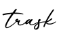 单词trask书写