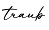 单词traub书写