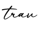 单词trav书写