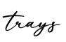 单词trays书写