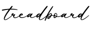 单词treadboard书写