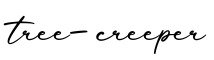 单词tree-creeper书写