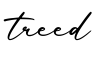 单词treed书写