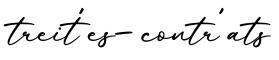 单词treit'es-contr'ats书写