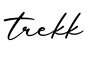单词trekk书写