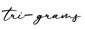 单词tri-grams书写
