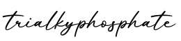 单词trialkyphosphate书写