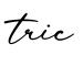 单词tric书写