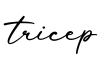 单词tricep书写