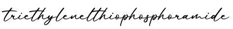单词triethylenelthiophosphoramide书写