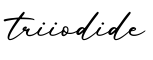 单词triiodide书写