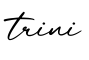 单词trini书写