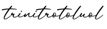 单词trinitrotoluol书写
