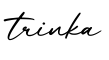 单词trinka书写