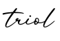 单词triol书写