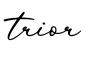 单词trior书写