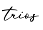 单词trios书写