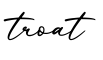 单词troat书写