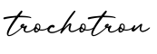 单词trochotron书写