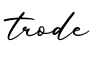 单词trode书写