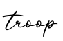 单词troop书写