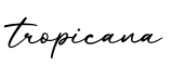 单词tropicana书写