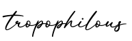 单词tropophilous书写