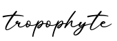 单词tropophyte书写