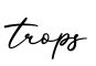 单词trops书写