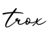 单词trox书写