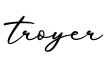 单词troyer书写