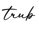 单词trub书写